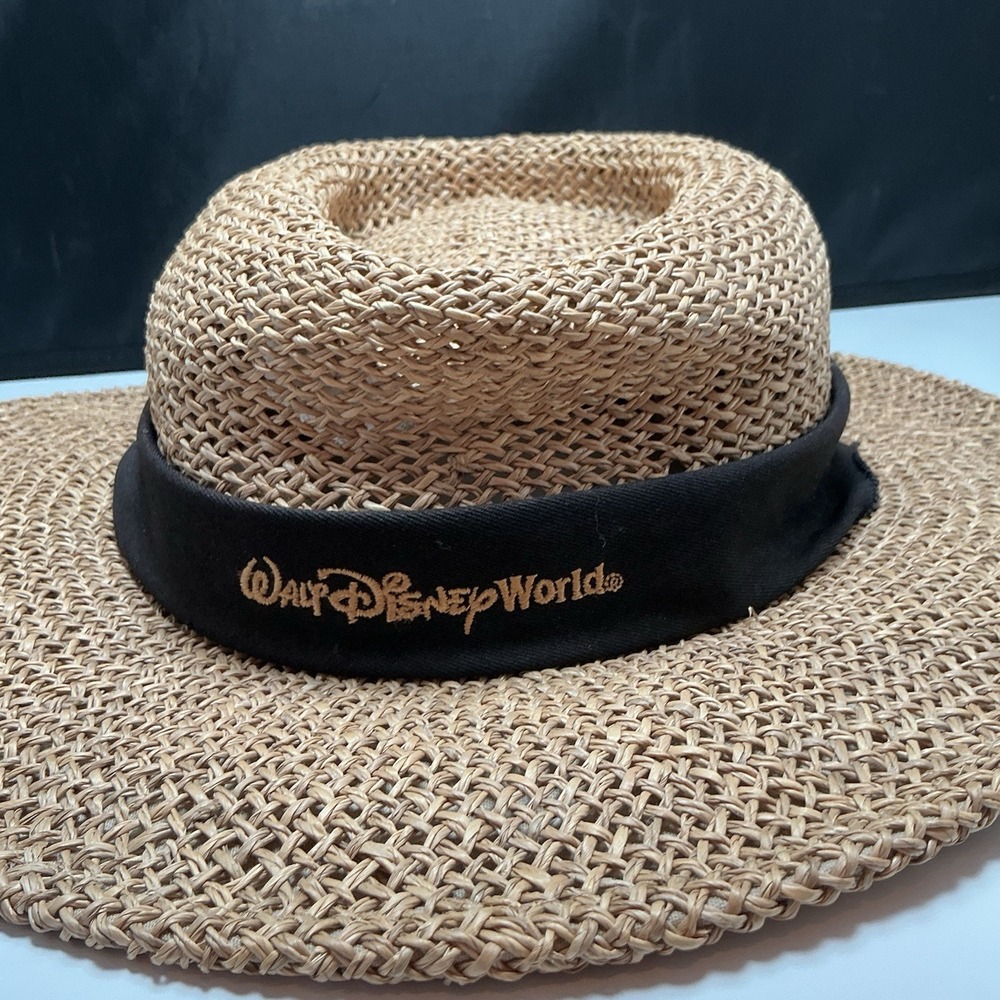 Disney Walt Disney World Adult Straw Sun / Shade Hat - Picture 2 of 10